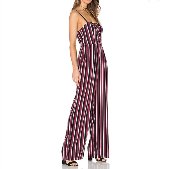 Flynn Skye Striped Jumpsuit - Picture 2 of 6